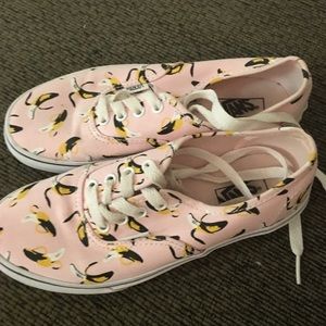 Vans pink banana shoes 🍌